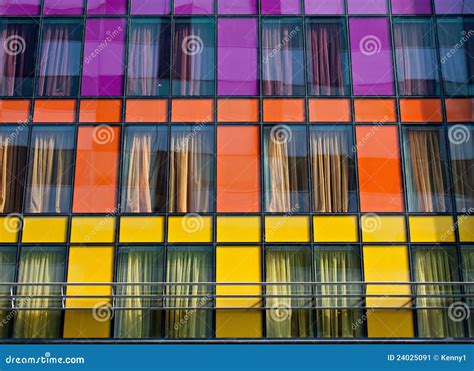 Colorful Windows Stock Image Image Of Reflection Architecture 24025091