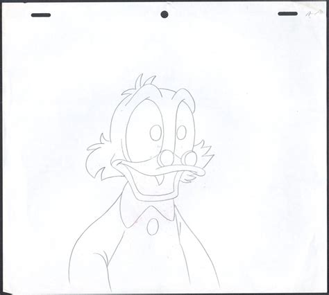 Ducktales Scrooge Mcduck Disney Original Production Animation Cel