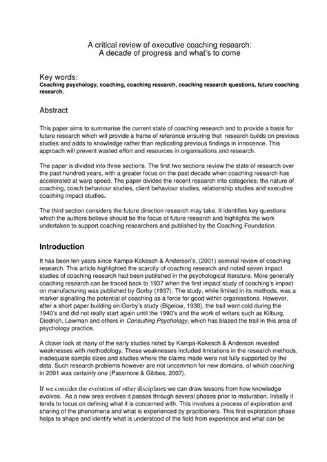 Critique of a qualitative research article (see attached) utilize research protocols in defining, researching, analyzing and synthesizing appropriate scholarly research within the topic/issue selected. ️ Psychology article review sample. How to Write a Psychology Article Review. 2019-01-22