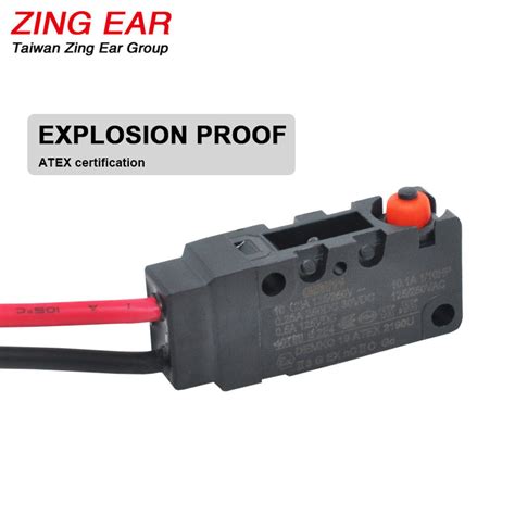 Explosion Proof Micro Switch With Ip 67 Waterproof 10a Zing Ear