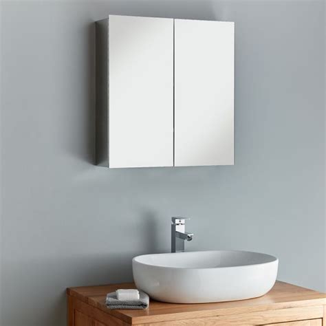 Bathroom Mirror Cabinet 600mm Rispa