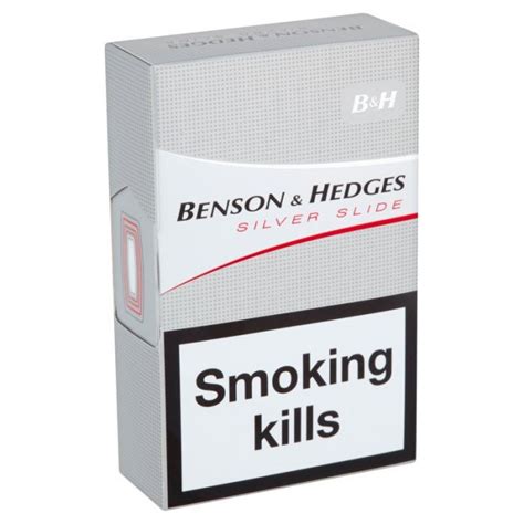Benson And Hedges Silver Plain Pack Of 20 Cigarettes 10 Pack