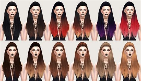 Salem2342 Nightcrawler Break Free Hairstyle Retextured Sims 4 Hairs