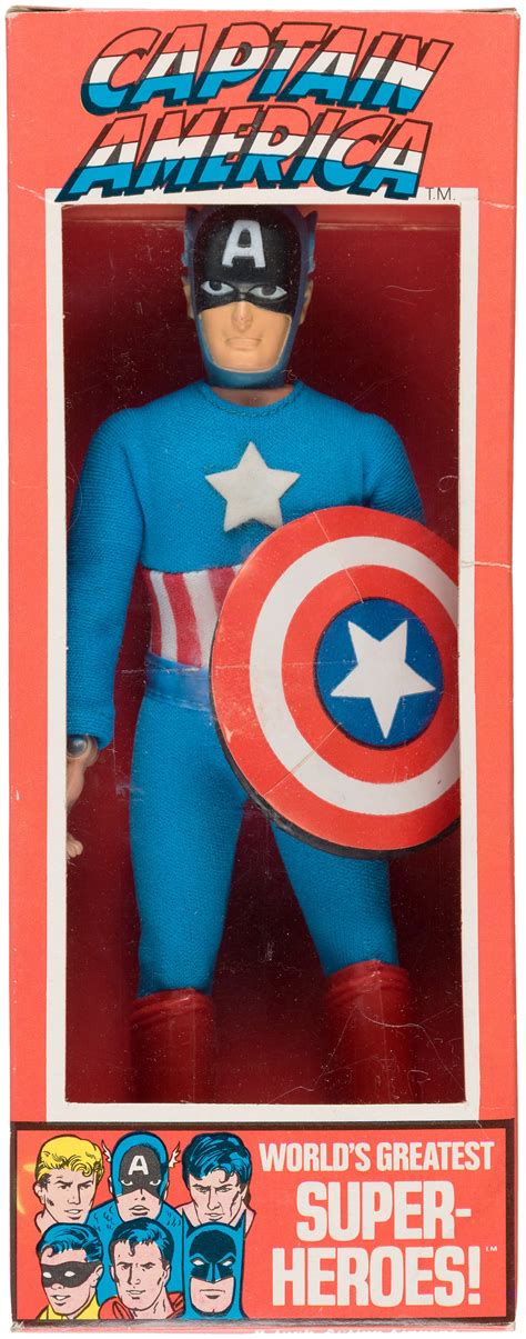 Hakes Captain America Mego Action Figure In Box