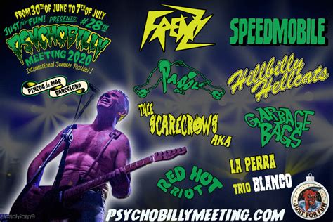 Announce Of The Next 4 Bands Of The 2020 Psychobilly Meeting Festival