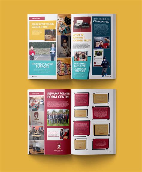 School Magazine Design London Cheshire Cambridge Parker