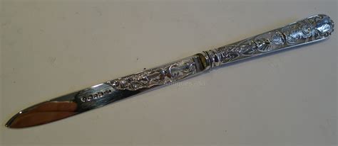 Antiques Atlas Antique English Sterling Silver Letter Opener 1846