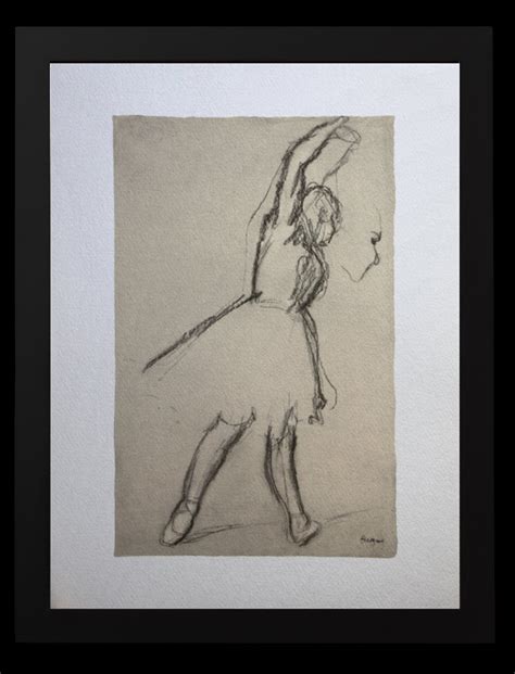 Edgar Degas Framed Print Dancer 30 X 40 Cm