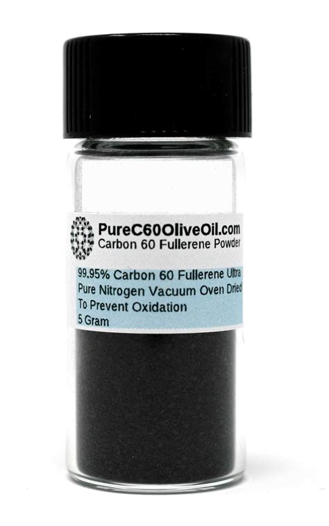 C60 Powder 9995 Carbon 60 Fullerene Powder 5 Gram Solvent Free Ult