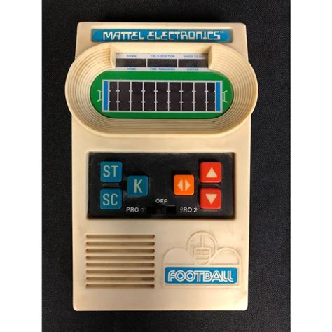 Vintage 1970s Mattel Electronic Handheld Football Game
