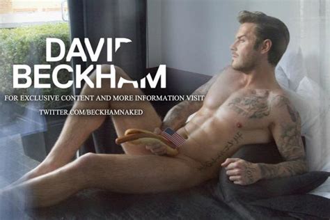 Is David Beckham Nude