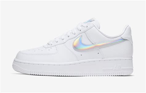 Nike Air Force 1 Low White Iridescent Cj1646 100 Release