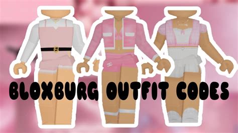 Bloxburg Pink Outfit Codes Rw0lfe Youtube