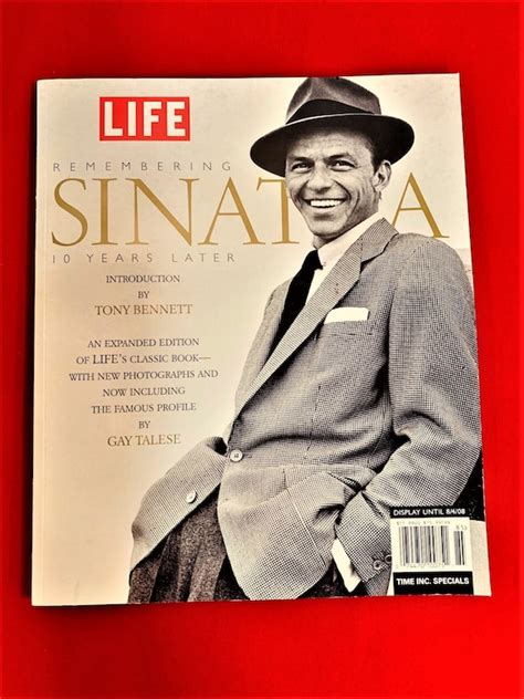 Life Remembering Sinatra Year Later Intro By Tony Bennett Etsy