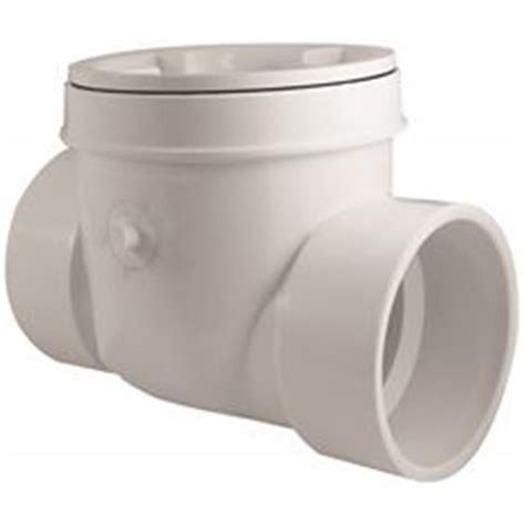 Pvc Dwv Backwater Valve Without Sleeve 3 In