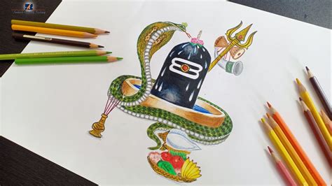 Nag Panchami Special Drawing Shivling Snake Drawing Tutorial Youtube