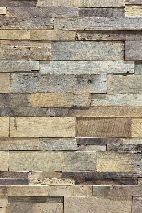 Reclaimed Barn Wood Stacked Wall Panels Reclaimed Wood Wall Panels