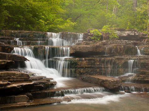 Arkansas Landscapes The Blue Hole Blue Hole Waterfall Ozark