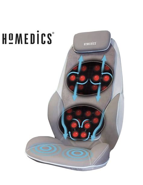 Homedics Shiatsu Pro Back And Shoulder Massager With Heat Kneading Massage Chair 5010777142013 Ebay