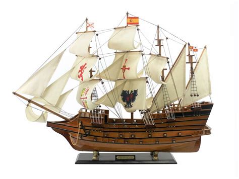 Wholesale Wooden Spanish Galleon Tall Model Ship Limited 34in Model Ships