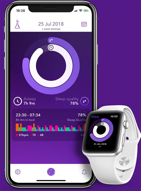 The app's 'automatic sleep tracking' uses the apple watch hardware to summarise the perfect data calculation of your sleep cycle. Pillow Automatic Sleep Tracker for the Apple Watch, iPhone ...