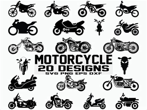 Motorcycle Svg Motorcycle Clipart Harley Svg Cutting File Etsy Uk
