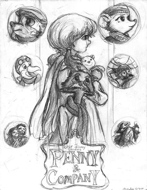 The Rescuers Penny And Company By Thelivingshadow On Deviantart
