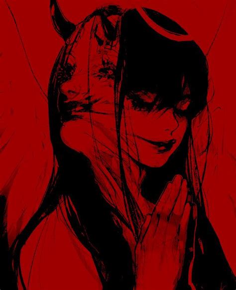 Aesthetic Dark Red Anime