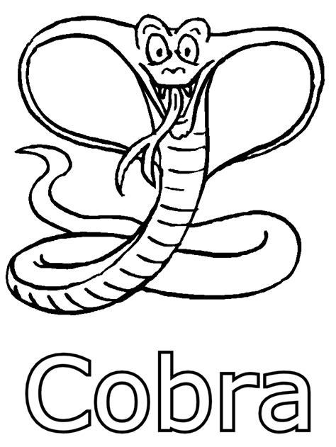 You can use our amazing online tool to color and edit the following cobra snake coloring pages. Free Printable Snake Coloring Pages For Kids