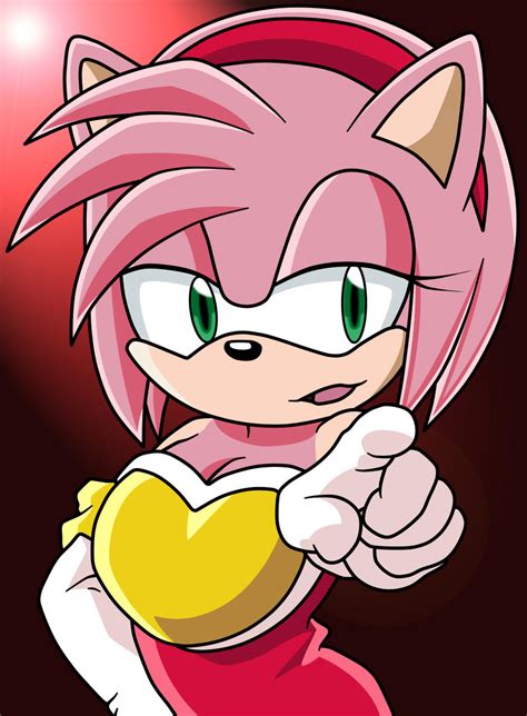 Amy Rose With Rouge S Clothes Remake By Dranzertheeternal On Deviantart