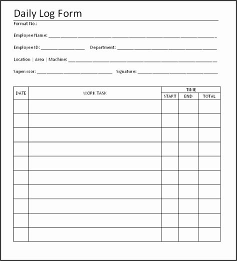 The intern keeps a daily log which records all the activities of the internship and is included in the final portfolio. 6+ Daily Work Log Template for Personal Use ...