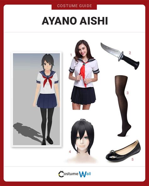 Dress Like Ayano Aishi Cosplay Outfits Casual Cosplay Anime