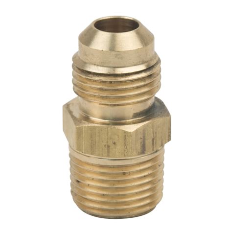 Brasscraft 3 8 In X 3 8 In Threaded Flare X Mip Adapter Fitting At