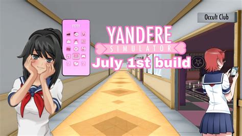 July 1 2020 Build Yandere Simulator Prototype Youtube