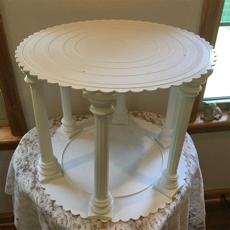 Vintage Wilton Roman Column And Plate Set 301 1981 Wedding Cake Stand
