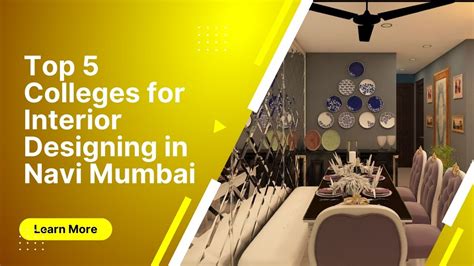 Top 5 Colleges For Interior Designing In Navi Mumbai