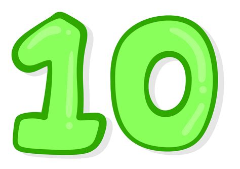 10 Number Png Free Image Png Play