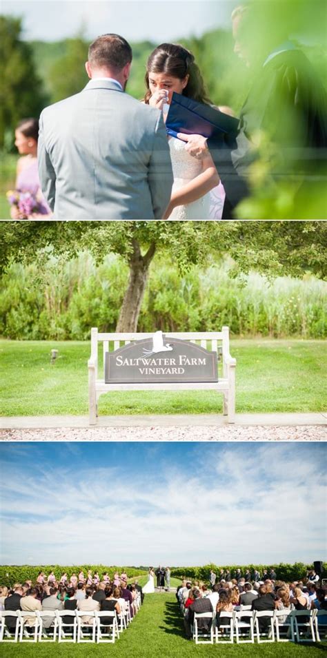 Saltwater Farm Vineyard Wedding From Eric Brushett Photography