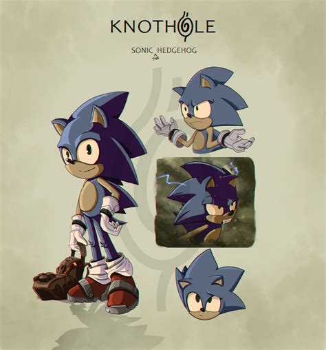 Sonic Hedgehog Coloured Early Concept Design By Knotholeteam On Deviantart