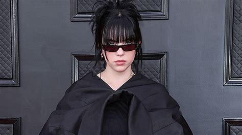 Billie Eilish Rocks Wet Sheer Black Dress For New Perfume Photos