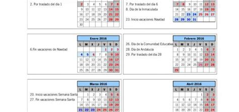 Calendario Escolar Sevilla Curso 20212022 ⋆
