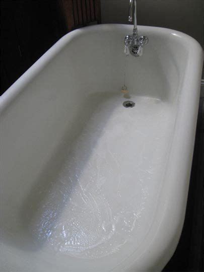 Also stay away from scouring powder, white vinegar, and steel wool cleaning tips: How To Clean an Old Porcelain Enamel Bathtub or Sink ...