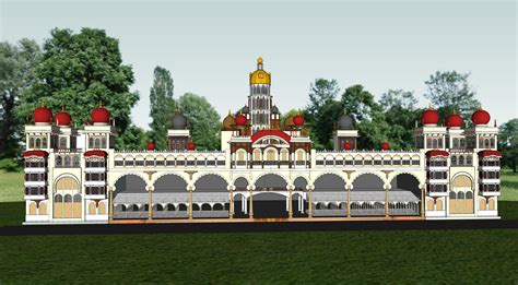 Mysore Palace 3d Model Rigged Cgtrader