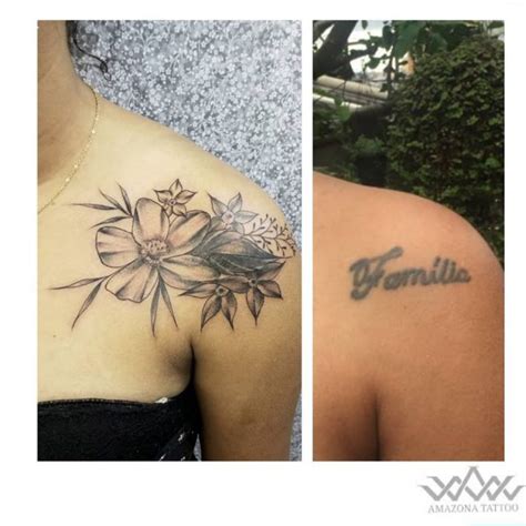 Tatuagem Feminina Cover Up Cobertura Ou Retoque TattooMenu