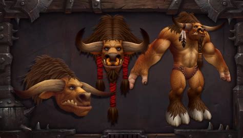 New Tauren Male Models For World Of Warcraft Warlords Of Draenor
