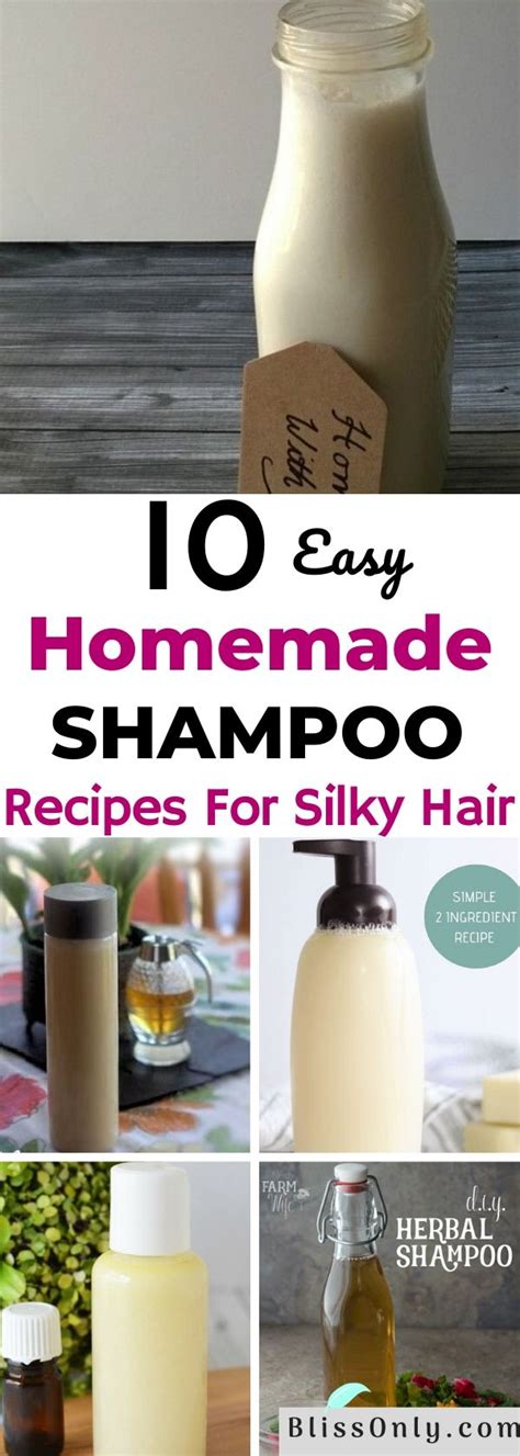 Strength shampoo (strengthening hair muscle): Homemade Shampoo Recipe For Gorgeous Hair - BlissOnly