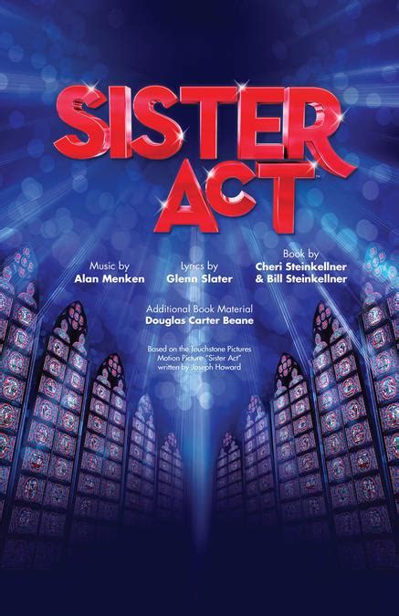 ⭐️your ticket provider will contact you directly to either move your tickets to the new rescheduled dates, or to arrange a refund. Sister Act Poster | Theatre Artwork & Promotional Material ...