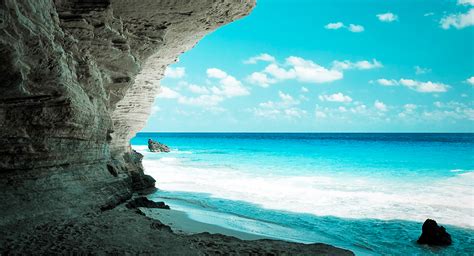 Blue Sea Cave Hd Nature 4k Wallpapers Images Backgrounds Photos