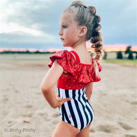 The Ruby Girls Swimsuit Etsy