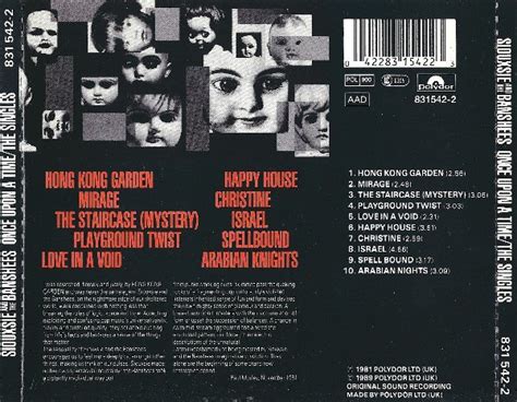 Siouxsie And The Banchees Once Upon A Time The Singles America Dvd
